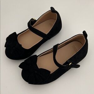 Gymboree Toddler Black Dress Shoes with Bow